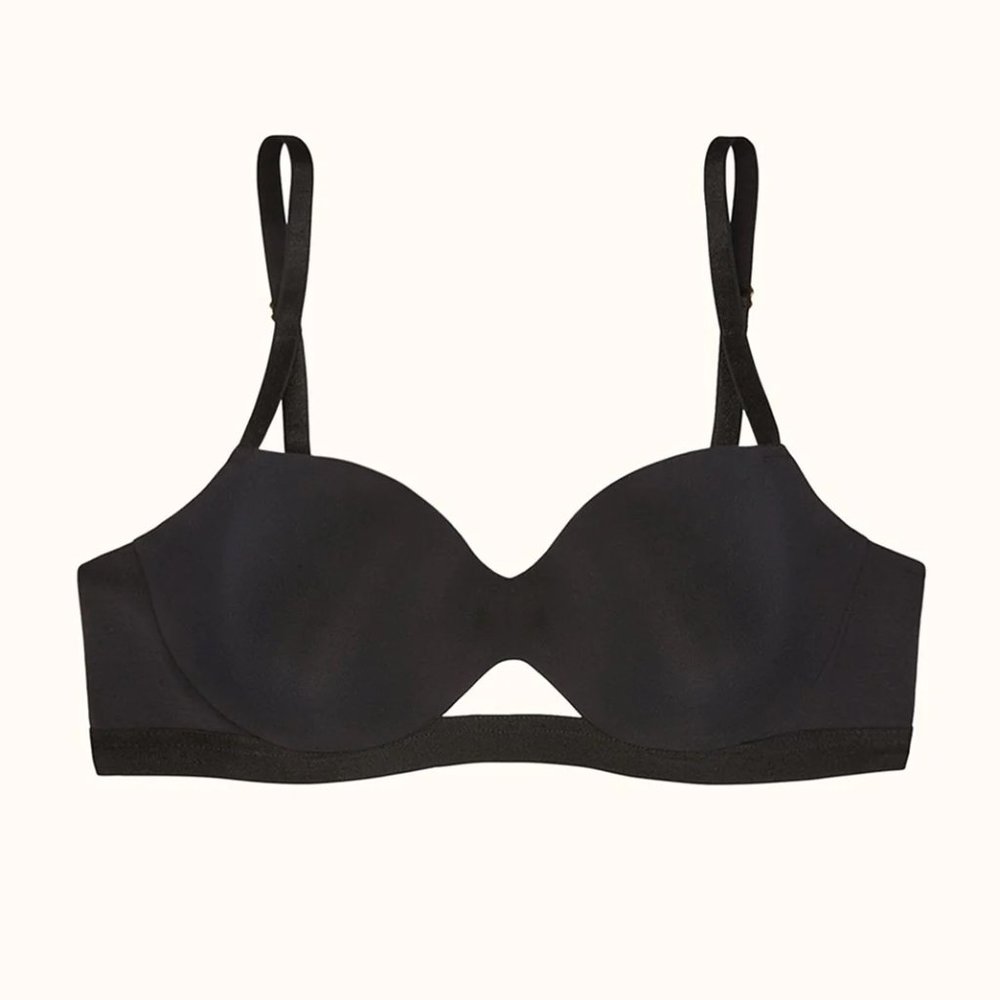 EUC ThirdLove black 24/7® Pima Cotton T-Shirt Bra 36E (DD)